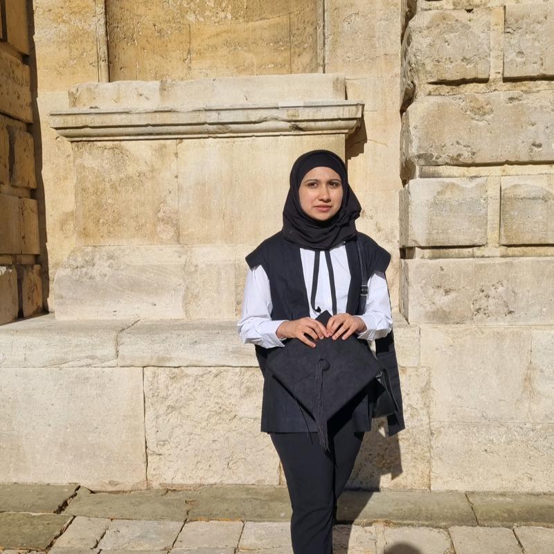 Chemistry student Nayab