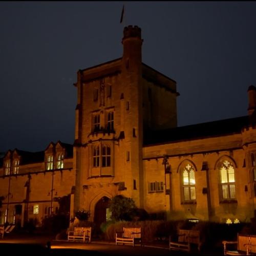 Mansfield College in the evening