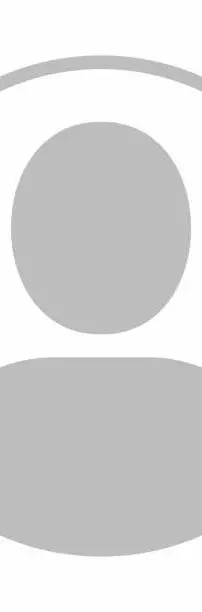 Grey silhouette of a person inside a circular frame on a white background, commonly used as a placeholder for user profile pictures.